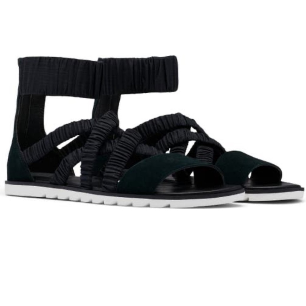 SOREL Ella II Ankle Strap Sandal - Black